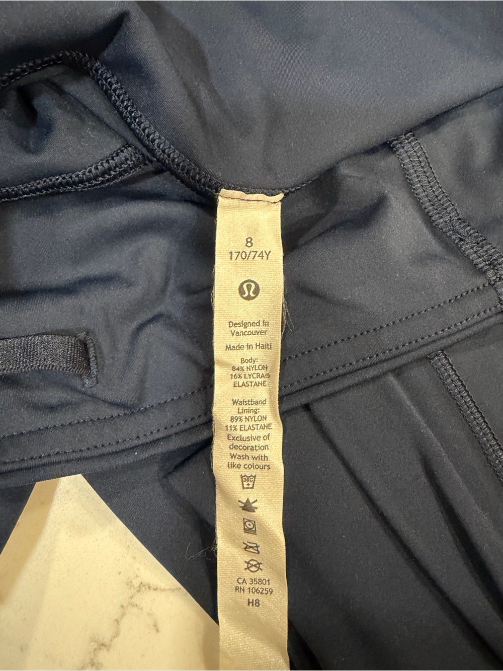 lululemon athletica x peloton leggings with pink logo - Picture 4 of 4